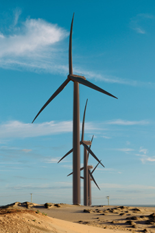 Impossible dream? Brazil's wind power faces roadblocks. Photo: Miguel Caibarien/Corbis.