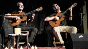 Musicians play chamamé folk music from Argentina’s Litoral region with the Shagrada Medra label.