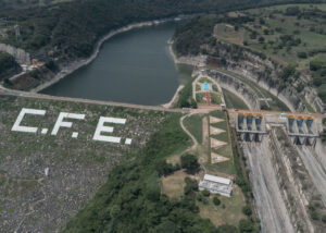 A dam in the Grijalva River. Mexico's energy policy prioritizes state owned companies CFE and Pemex.