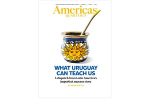 La portada del informe especial de Americas Quarterly sobre Uruguay.