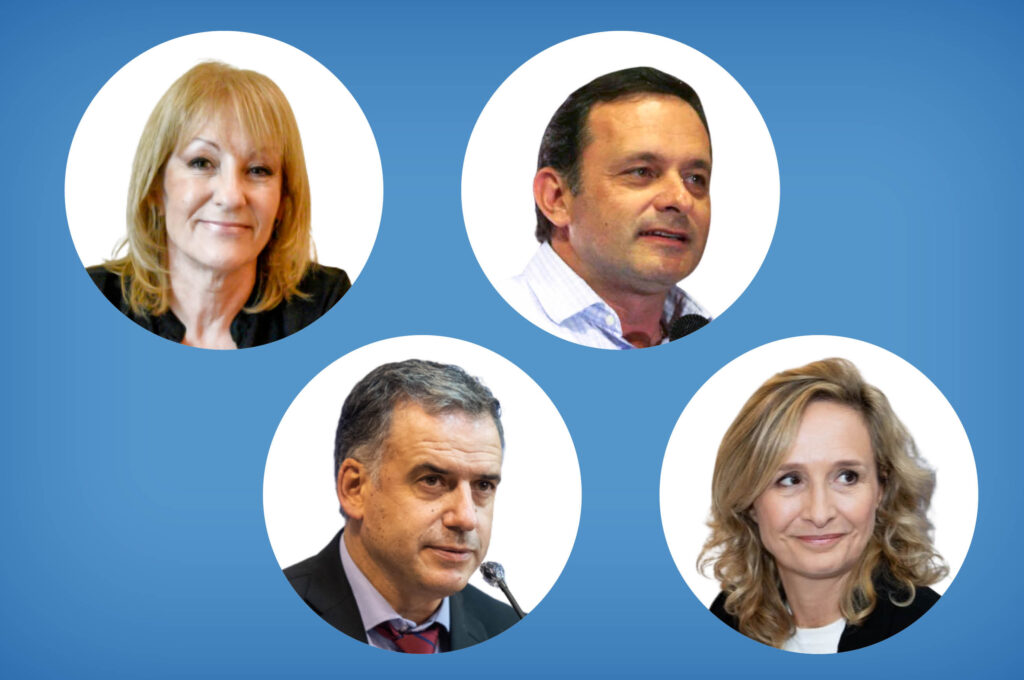 Carolina Cosse, Álvaro Delgado, Yamandú Orsi and Laura Raffo will compete in Uruguay's 2024 elections.
