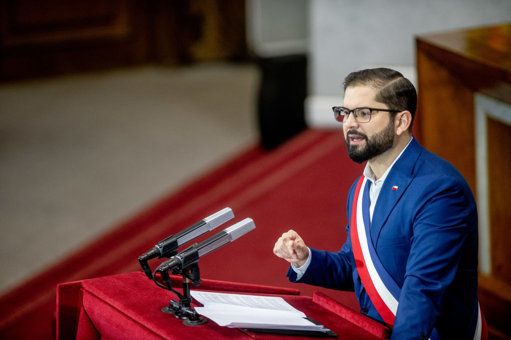 Chilean President Gabriel Boric delivers a state of the nation address on June 1. Untangling Chile’s Pension Reform: The government wants to overhaul the pension system, but a gradual modernization would be a more effective path.