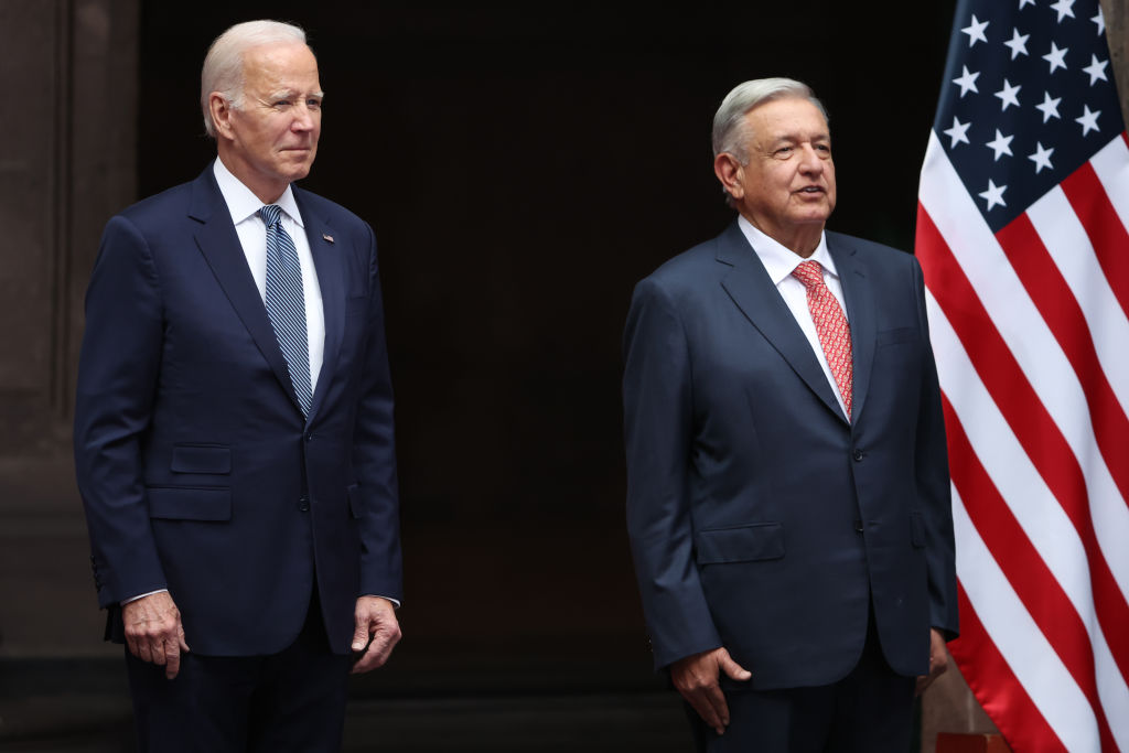 U.S. President Joe Biden and President of Mexico Andres Manuel Lopez Obrador at the '2023 North American Leaders' Summit on January 2023 in Mexico City. The American Counterweight in Mexico: Washington needs a viable policy that balances a stricter line to protect critical U.S. interests at a vulnerable moment.
