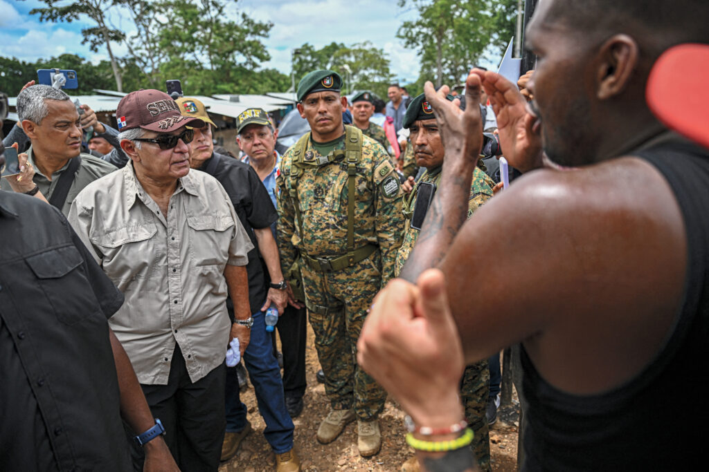 Mulino visits the province of Darién as president-elect in June. He has pledged to close the Darién Gap, a major migration corridor.