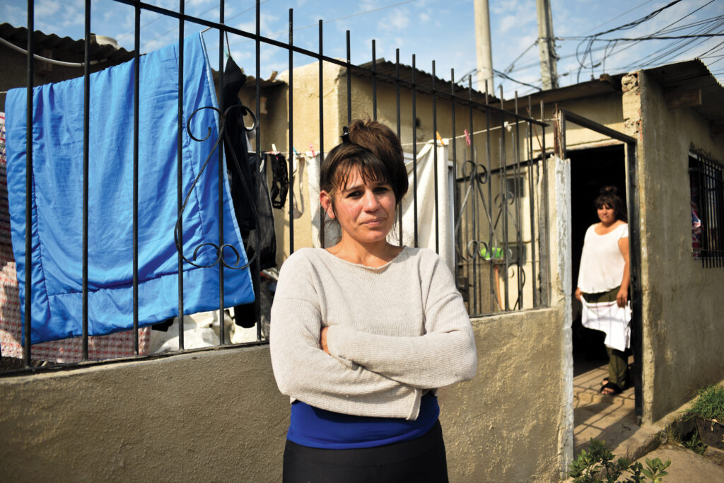 Yanet Lozano, 31, lives in the Las Tunas neighborhood of Tigre, near Lorena Hernández’s community center.