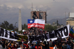 Chile’s Ephemeral October Revolution The problems that fueled the 2019 social uprising have been overtaken by public safety concerns. Demonstrators protest in Santiago, Chile in October 2019