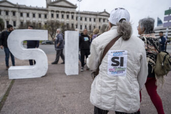 Uruguay’s Photo Finish Election The October 27 vote includes a close presidential race and a controversial plebiscite. Supporters of the plebiscite on pensions hold a rally in Montevideo in October