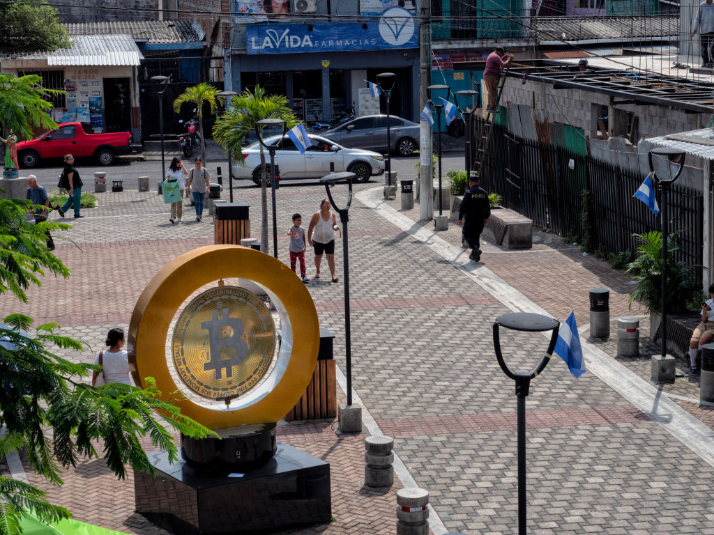 Plaza Bitcoin San Bartolo in Ilopango, El Salvador, Nov. 2024