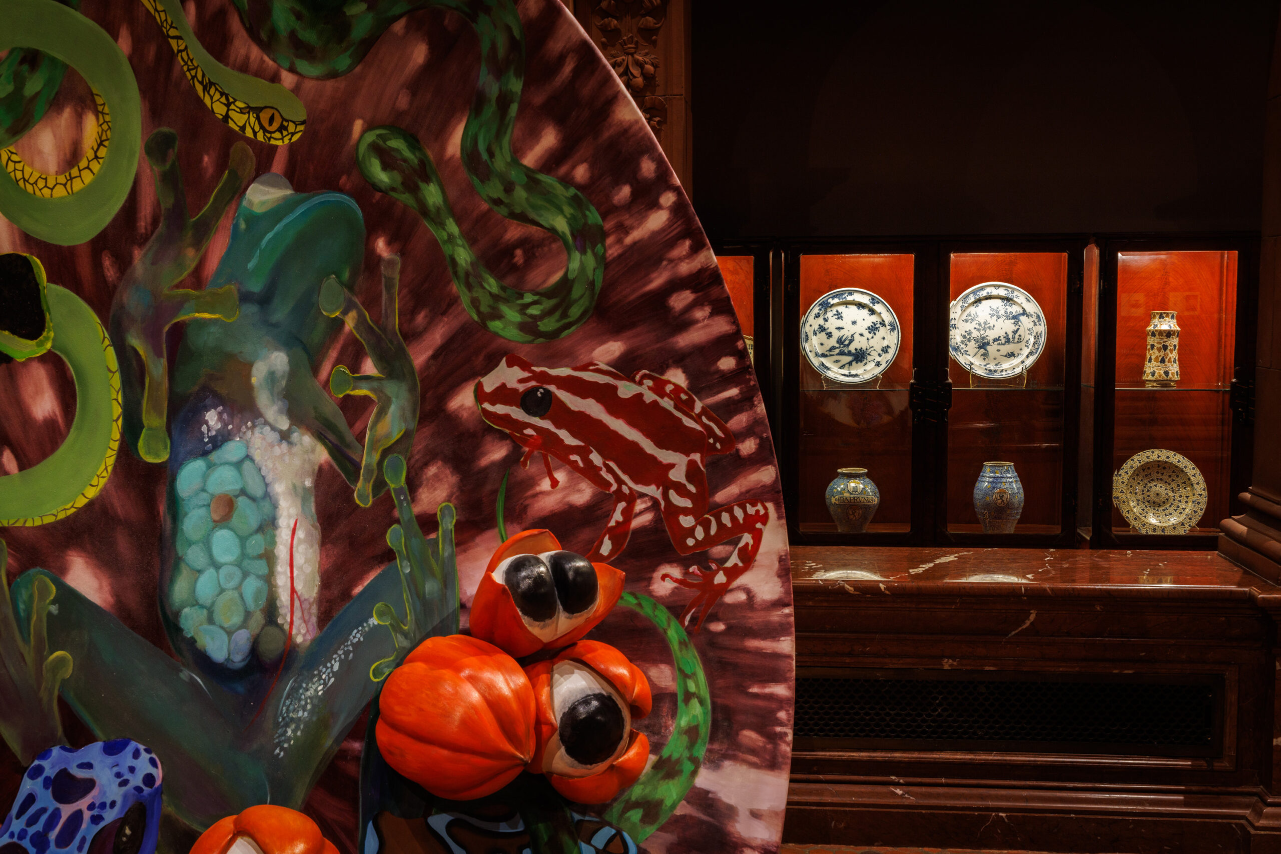 Artist Adriana Varejão mixes tropical and baroque aesthetics at the Hispanic Society Museum & Library.