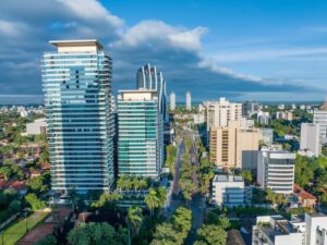 Asunción, Paraguay has seen a boom of new construction in recent years.