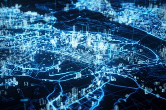 Smart city and communication network concept. AI in Latin America: Smart Cities or Surveillance States?