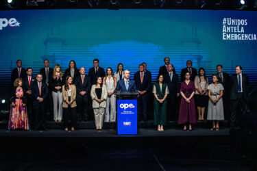 Chilean President-elect José Antonio Kast, during a ceremony to announce cabinet members in Santiago, Chile on Jan. 20