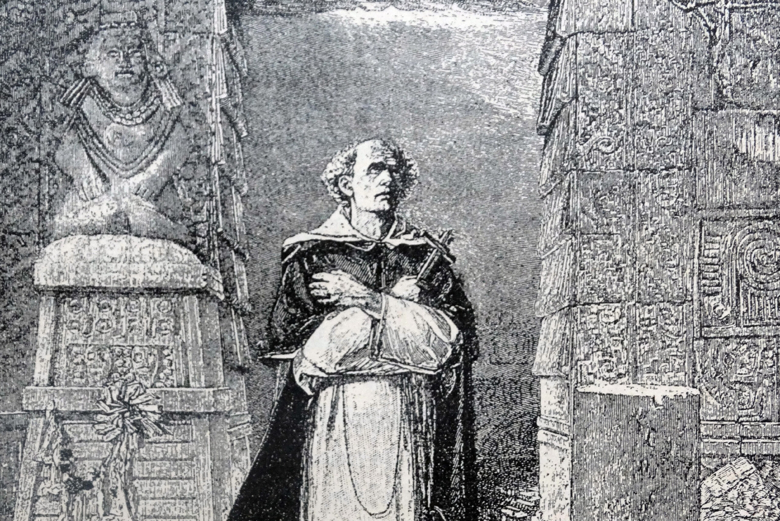 Friar Bartolomé de las Casas, a Spanish historian and social reformer whose archives were seized by the Spanish Crown.