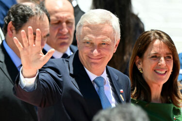 Chile's President José Antonio Kast at the inauguration of Costa Rica's President Laura Fernández on May 8