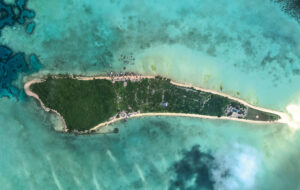 A Satellogic satellite captured this image of Palau Bohayen in Malaysia.